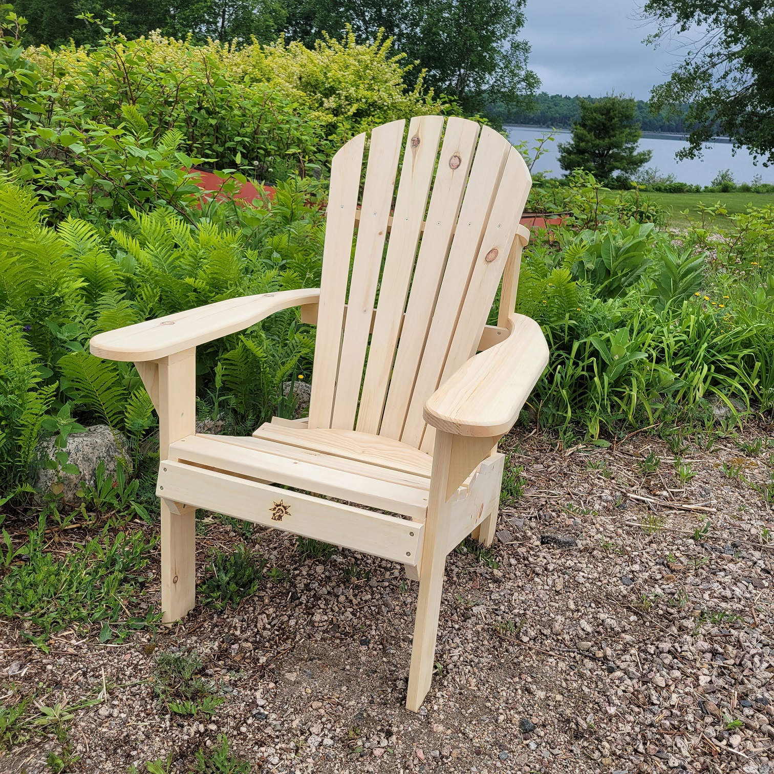 Upright Muskoka Chair Kit, Pine (BC420P)